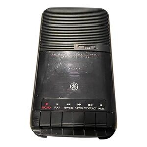Vintage GE Cassette Recorder 3-5025A Automatic Record Level Automatic Stop